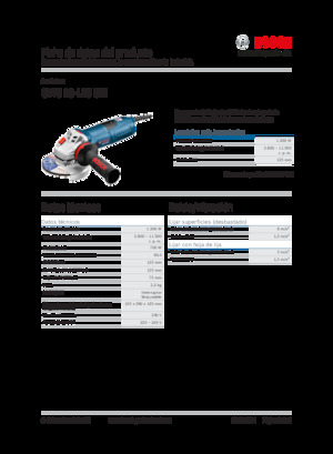 Polizoare unghiulare Bosch GWS 13-125 CIE