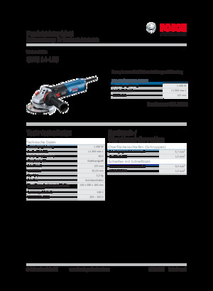 Polizoare unghiulare Bosch GWS 14-125