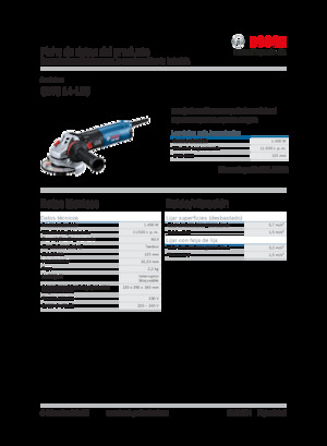 Polizoare unghiulare Bosch GWS 14-125