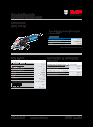 Polizoare unghiulare Bosch GWS 17-125