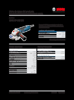 Polizoare unghiulare Bosch GWS 17-125 CIE