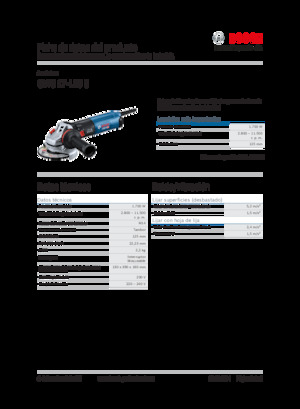 Polizoare unghiulare Bosch GWS 17-125 S