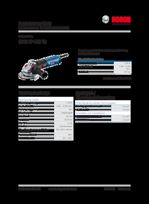 Polizoare unghiulare Bosch GWS 17-125 TS