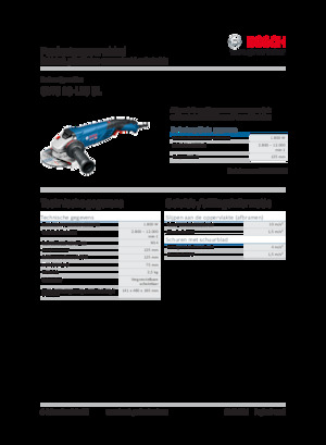Polizoare unghiulare Bosch GWS 18-125 SL