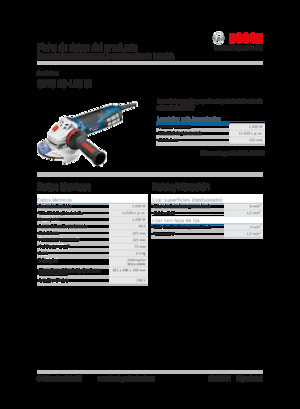 Polizoare unghiulare Bosch GWS 19-125 CI
