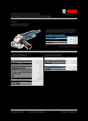 Polizoare unghiulare Bosch GWS 19-125 CIE