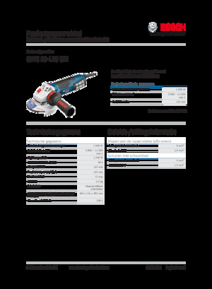 Polizoare unghiulare Bosch GWS 19-125 CIE
