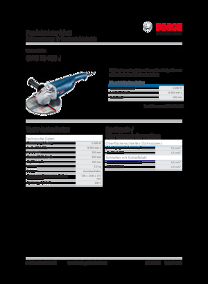 Polizoare unghiulare Bosch GWS 20-230 J