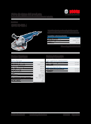 Polizoare unghiulare Bosch GWS 20-230 J