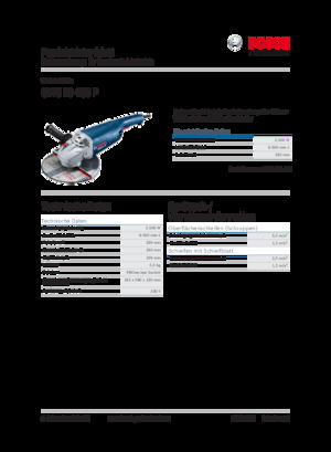 Polizoare unghiulare Bosch GWS 20-230 P
