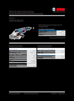 Polizoare unghiulare Bosch GWS 22-230 LVI
