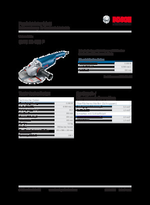 Polizoare unghiulare Bosch GWS 22-230 P