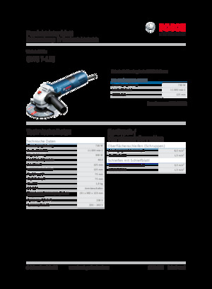 Polizoare unghiulare Bosch GWS 7-125