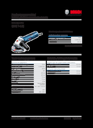 Polizoare unghiulare Bosch GWS 7-125
