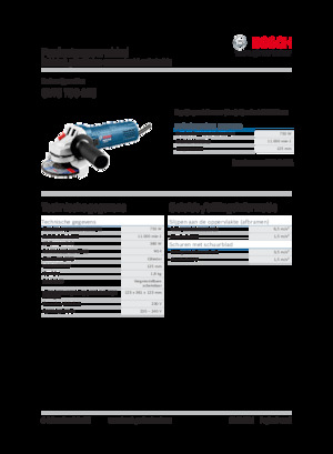 Polizoare unghiulare Bosch GWS 750 (125 mm)