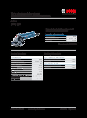 Polizoare unghiulare Bosch GWS 880