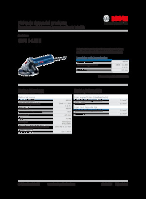Polizoare unghiulare Bosch GWS 9-125 S