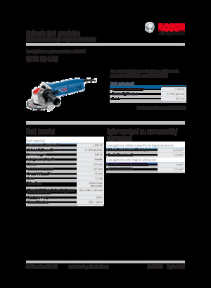Polizoare unghiulare Bosch GWX 10-125