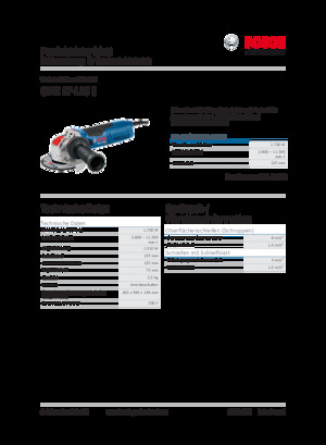 Polizoare unghiulare Bosch GWX 17-125 S