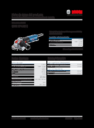 Polizoare unghiulare Bosch GWX 17-125 S