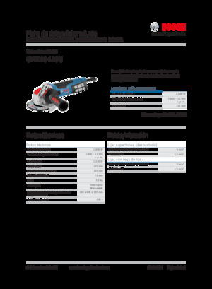 Polizoare unghiulare Bosch GWX 19-125 S