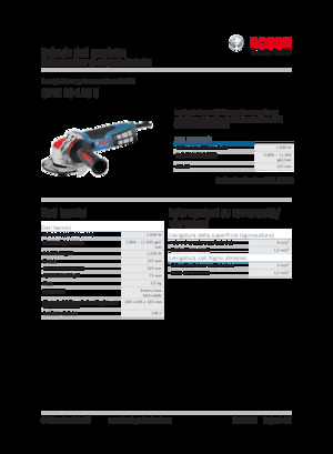 Polizoare unghiulare Bosch GWX 19-125 S