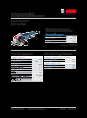Polizoare unghiulare Bosch GWX 19-125 S