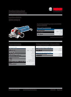 Polizoare unghiulare Bosch GWX 9-115 S