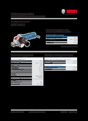 Polizoare unghiulare Bosch GWX 9-115 S