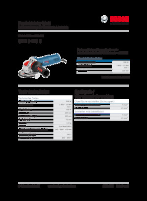 Polizoare unghiulare Bosch GWX 9-125 S