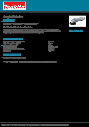 Polizoare unghiulare Makita N9500N