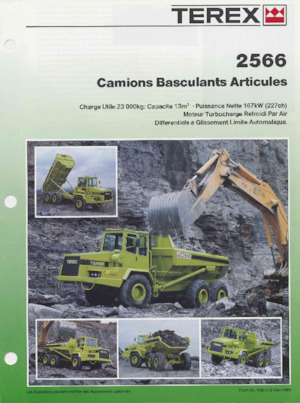 Autobasculante articulate Terex 2566