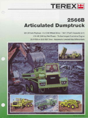 Autobasculante articulate Terex 2566B