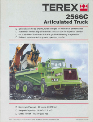 Autobasculante articulate Terex 2566C