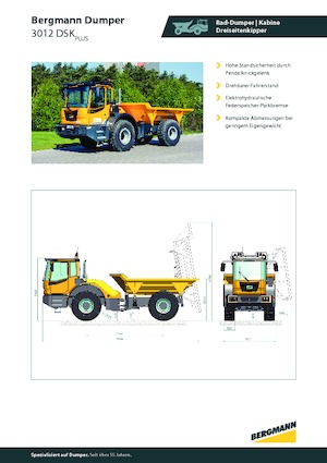 Autobasculante articulate Bergmann 3012DSK Plus