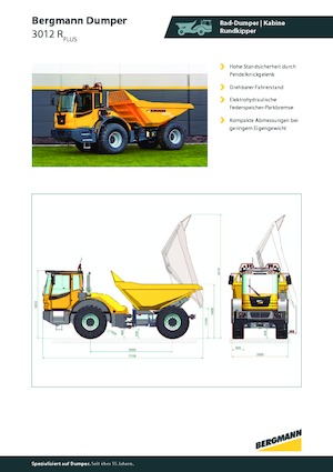 Autobasculante articulate Bergmann 3012R Plus