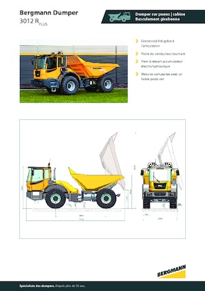 Autobasculante articulate Bergmann 3012R Plus