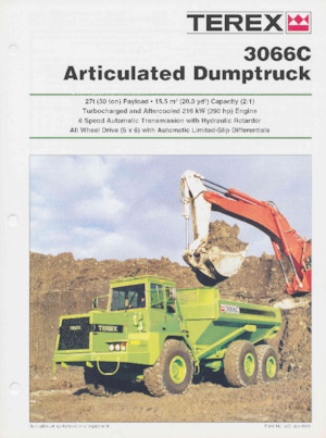 Autobasculante articulate Terex 3066C