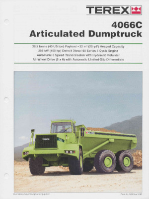 Autobasculante articulate Terex 4066C