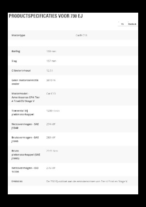 Autobasculante articulate Caterpillar 730 EJ