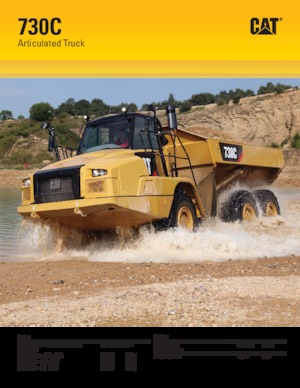 Autobasculante articulate Caterpillar 730C