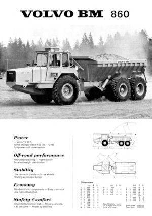 Autobasculante articulate Volvo 860S