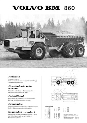 Autobasculante articulate Volvo 860S