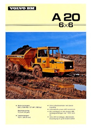 Autobasculante articulate Volvo A 20 6x6