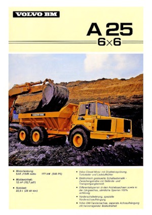 Autobasculante articulate Volvo A 25 6x6