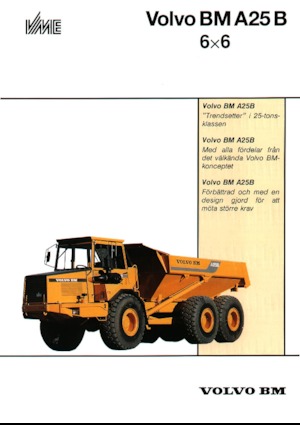 Autobasculante articulate Volvo A 25 B 6x6