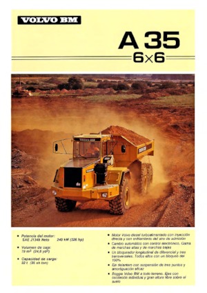 Autobasculante articulate Volvo A 35 6x6