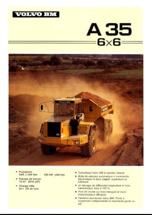 Autobasculante articulate Volvo A 35 6x6
