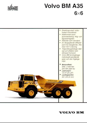 Autobasculante articulate Volvo A 35 6x6