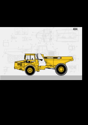 Autobasculante articulate Volvo A25C 4x4